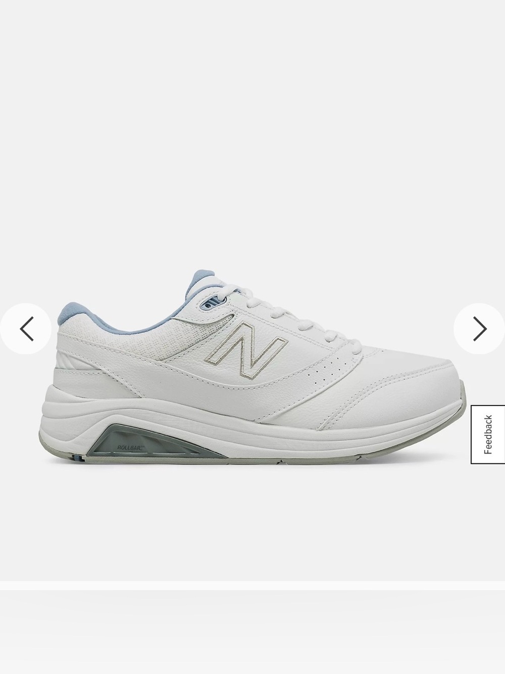 New Balance Women’s 928 WW928WB3 White Walking Shoes Size 9 2E